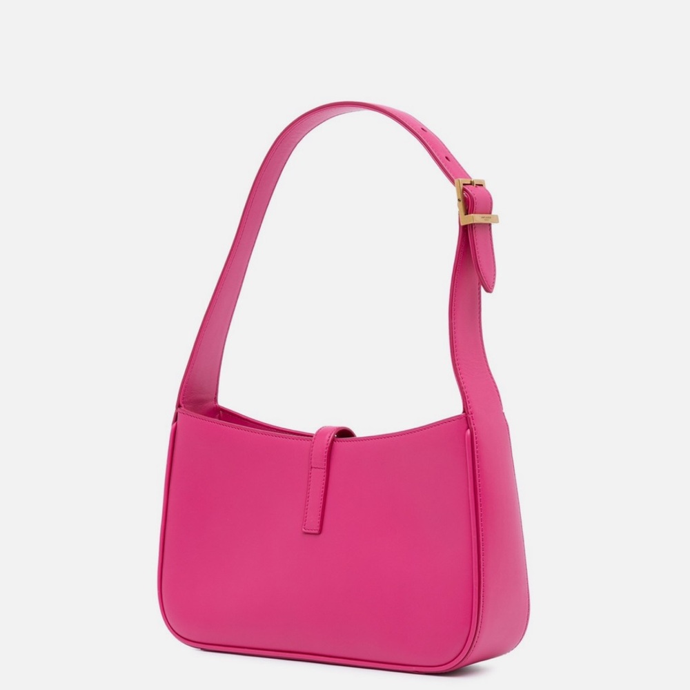 Yves Saint Laurent Le 5 a 7 Fuchsia Shoulder Bag - Picture 2 of 8